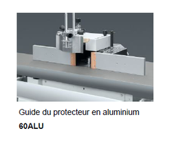 60ALU guide protecteur en aluminium