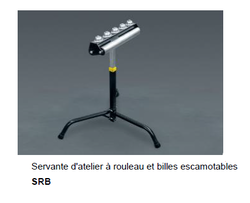 SRB servante à rouleaux et billes escamotable